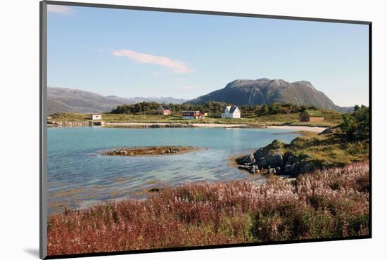 Farmhouse at Gasvaer, Kvalfjord, Troms, North Norway, Norway, Scandinavia, Europe-David Lomax-Mounted Photographic Print