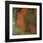 Farmhouse at Kammer-Gustav Klimt-Framed Art Print