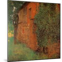 Farmhouse at Kammer-Gustav Klimt-Mounted Art Print