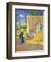 Farmhouse at Le Pouldu, by Paul Serusier, 1890, French post-impressionist painting,-Paul Serusier-Framed Art Print