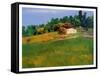 Farmhouse at Noon-Peter Fiore-Framed Stretched Canvas