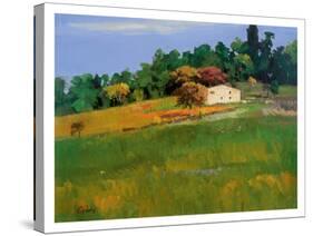 Farmhouse at Noon-Peter Fiore-Stretched Canvas