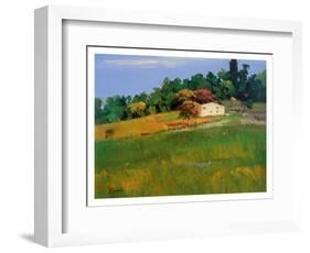 Farmhouse at Noon-Peter Fiore-Framed Art Print