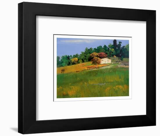 Farmhouse at Noon-Peter Fiore-Framed Art Print