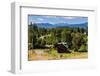 Farmhouse Below the Volcano Villarrica and the Beautiful Landscape, Southern Chile, South America-Michael Runkel-Framed Photographic Print