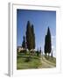 Farmhouse Called Il Belvedere Near San Quirico, Val d'Orcia, Tuscany, Italy-Angelo Cavalli-Framed Photographic Print