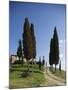 Farmhouse Called Il Belvedere Near San Quirico, Val d'Orcia, Tuscany, Italy-Angelo Cavalli-Mounted Photographic Print