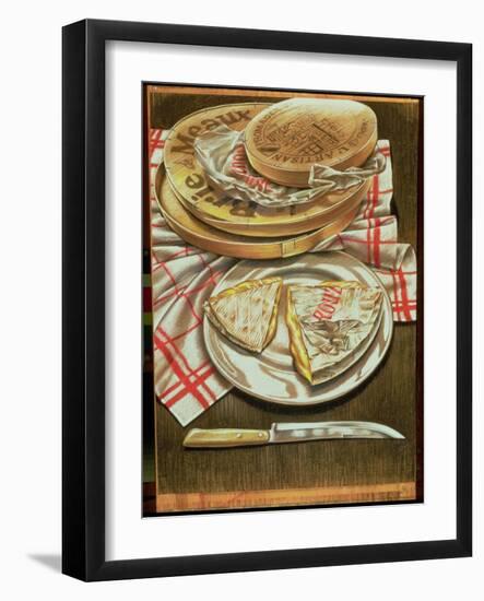 Farmhouse Camembert and Brie, 1984-Sandra Lawrence-Framed Giclee Print
