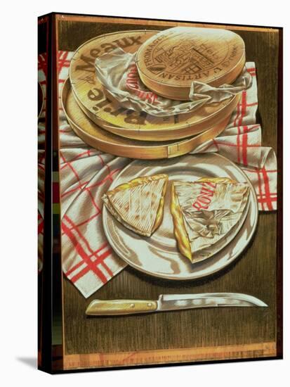 Farmhouse Camembert and Brie, 1984-Sandra Lawrence-Stretched Canvas