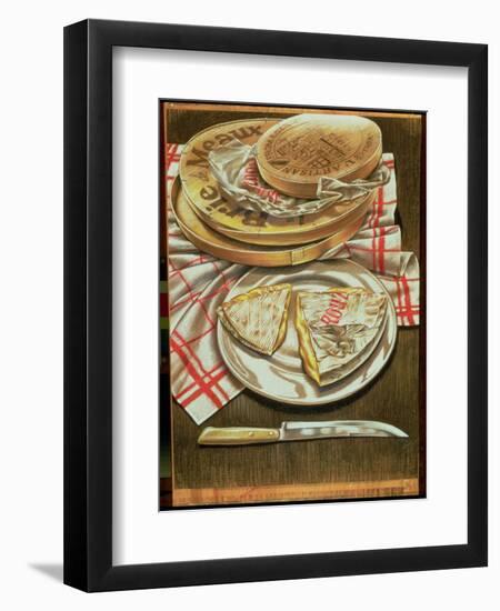 Farmhouse Camembert and Brie, 1984-Sandra Lawrence-Framed Giclee Print