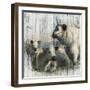 Farmhouse Cows-null-Framed Art Print