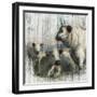 Farmhouse Cows-null-Framed Art Print