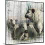 Farmhouse Cows-null-Mounted Art Print