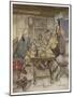 Farmhouse Dinner C19-Arthur Rackham-Mounted Art Print