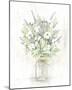Farmhouse Florals - Jar-Janie Howe-Mounted Giclee Print