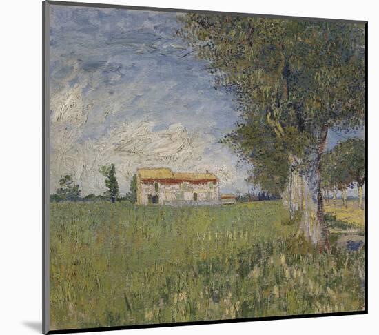 Farmhouse in a Wheat Field, 1888-Vincent van Gogh-Mounted Art Print