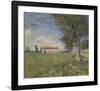 Farmhouse in a Wheat Field, 1888-Vincent van Gogh-Framed Art Print