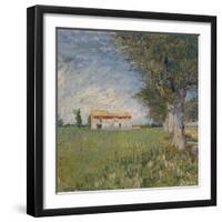 Farmhouse in a Wheat Field, 1888-Vincent van Gogh-Framed Giclee Print