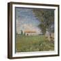 Farmhouse in a Wheat Field, 1888-Vincent van Gogh-Framed Premium Giclee Print