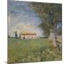 Farmhouse in a Wheat Field, 1888-Vincent van Gogh-Mounted Giclee Print