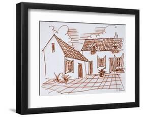 Farmhouse in Belle, France-Richard Lawrence-Framed Photographic Print