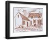 Farmhouse in Belle, France-Richard Lawrence-Framed Photographic Print
