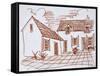 Farmhouse in Belle, France-Richard Lawrence-Framed Stretched Canvas