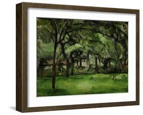 Farmhouse in Normandy, Summer (Hattenville), 1882-Paul Cézanne-Framed Giclee Print