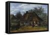 Farmhouse in Nuenen (La Chaumièr)-Vincent van Gogh-Framed Stretched Canvas