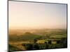 Farmhouse in Rolling Tuscan Landscape at Dawn-Gary Yeowell-Mounted Photographic Print