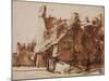 Farmhouse in Sunlight-Rembrandt van Rijn-Mounted Giclee Print