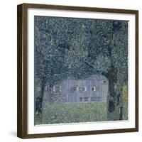 Farmhouse in Upper Austria-Gustav Klimt-Framed Giclee Print