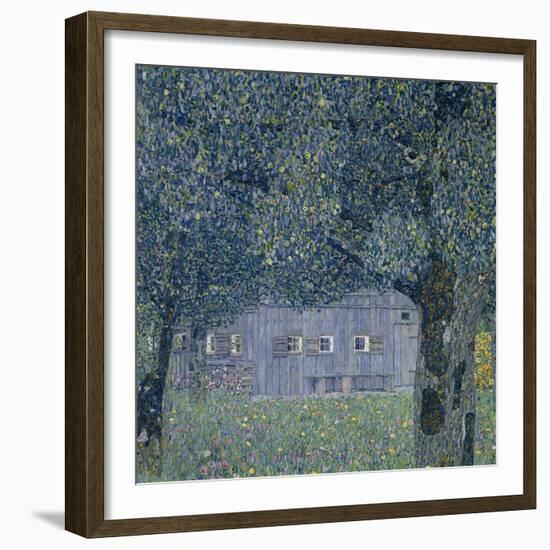 Farmhouse in Upper Austria-Gustav Klimt-Framed Giclee Print