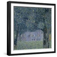 Farmhouse in Upper Austria-Gustav Klimt-Framed Giclee Print