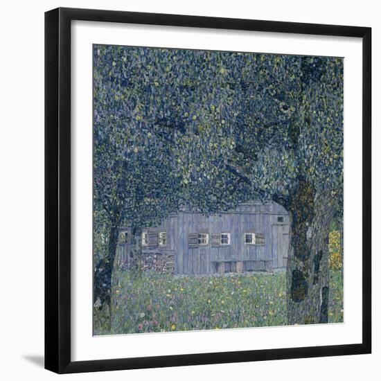 Farmhouse in Upper Austria-Gustav Klimt-Framed Giclee Print