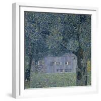 Farmhouse in Upper Austria-Gustav Klimt-Framed Giclee Print