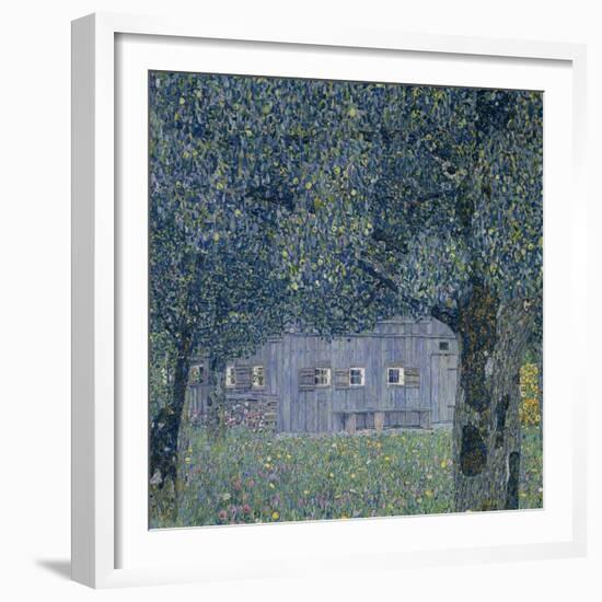 Farmhouse in Upper Austria-Gustav Klimt-Framed Giclee Print