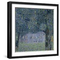 Farmhouse in Upper Austria-Gustav Klimt-Framed Premium Giclee Print