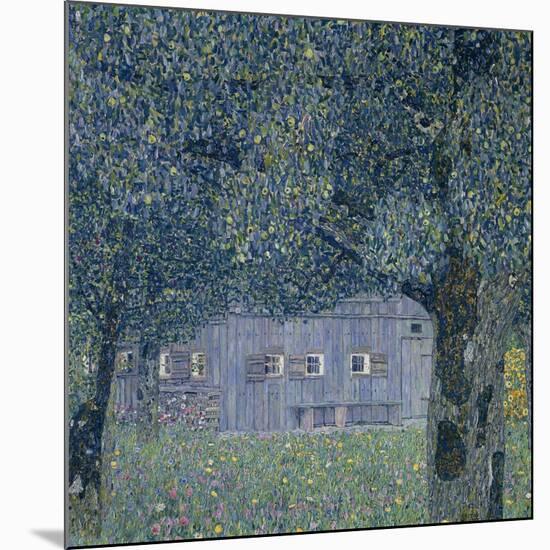 Farmhouse in Upper Austria-Gustav Klimt-Mounted Giclee Print