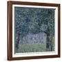 Farmhouse in Upper Austria-Gustav Klimt-Framed Giclee Print