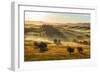 Farmhouse in Val D'orcia after Sunset, Tuscany, Italyd'orcia after Sunset, Tuscany, Italy-fisfra-Framed Photographic Print