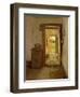 Farmhouse Interior with an Open Door-Gustav Vermehren-Framed Giclee Print