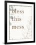 Farmhouse Mantra I-Victoria Borges-Framed Art Print