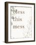 Farmhouse Mantra I-Victoria Borges-Framed Art Print