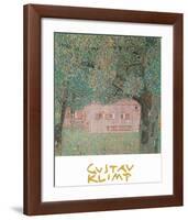 Farmhouse Northern Austria-Gustav Klimt-Framed Art Print