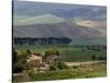 Farmhouse off Route S 122, Caltanissetta, Sicily, Italy-Walter Bibikow-Stretched Canvas