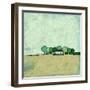 Farmhouse on the Edge-Ynon Mabat-Framed Art Print