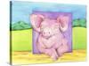 Farmhouse Pig-Claudia Interrante-Stretched Canvas