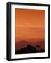 Farmhouse Silhouetted at Sunset-Merrill Images-Framed Photographic Print