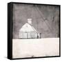 Farmhouse under Grey Skies-Ynon Mabat-Framed Stretched Canvas